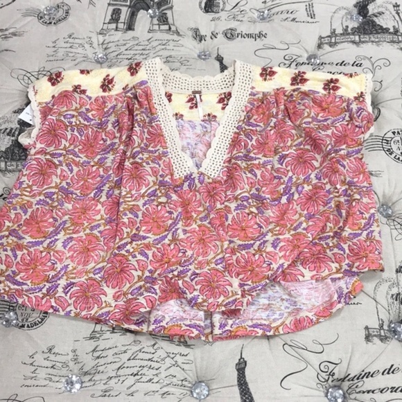Free People Leilani Print Top - Picture 3 of 4